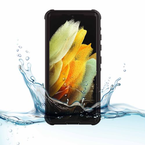 Body Glove Tidal Waterproof Case for Galaxy S21 Ultra Black Clear