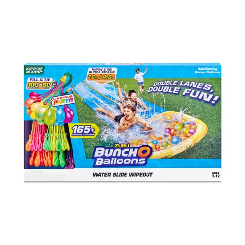 Bunch O Balloons Tropical Party Double Water Slide and 165 Tropical