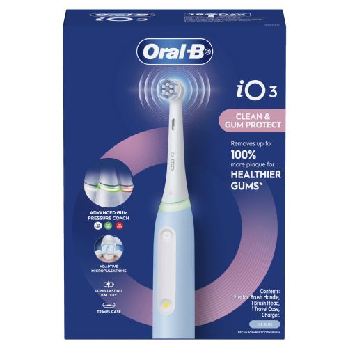 Oral-B Series iO 3 Ice Blue Electric Toothbrush | Home Tester Club