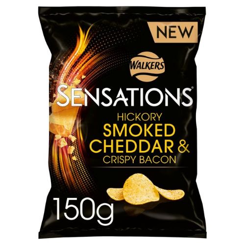 Sensations Hickory Smoked Cheddar & Crispy Bacon Crisps Reviews | Home